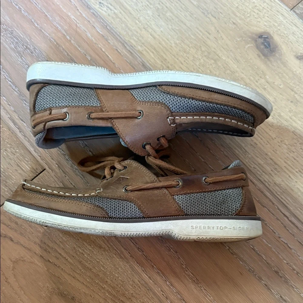 Sperry Tan Moccasins